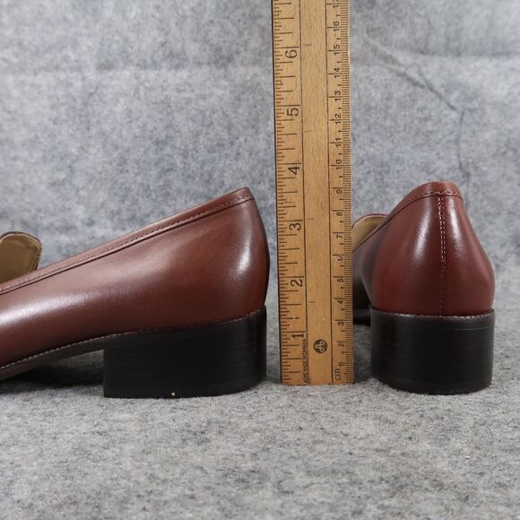 Seychelles Shoes Womens 7 Loafer Pump Classic Fashion Career Leather Brown Joana - Picture 7 of 14